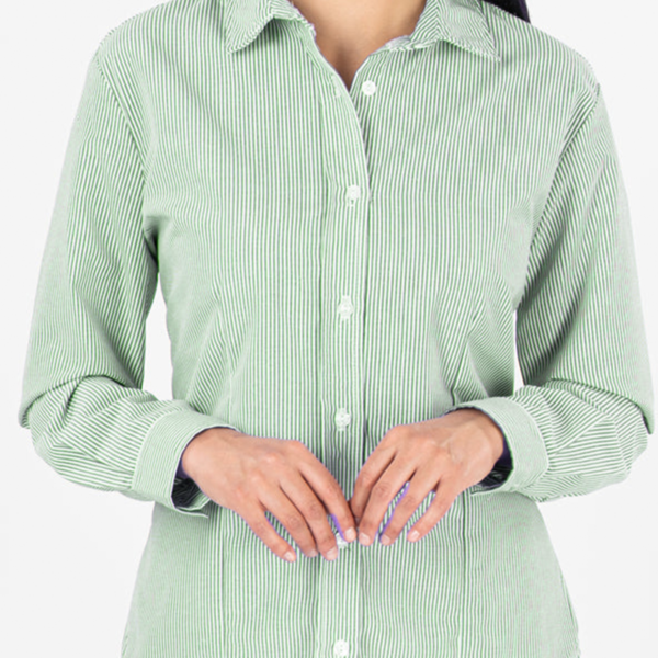 Blusa Mil Rayas Manga Larga 65% poliéster / 35% Algodón - Image 2