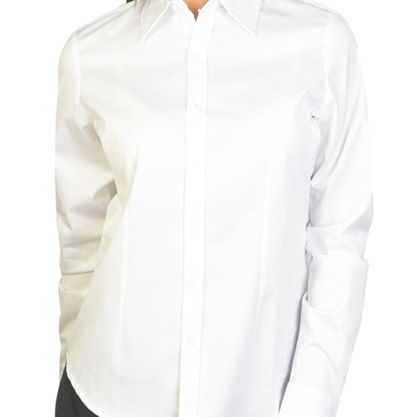 Blusa de Gabardina Manga Larga 65% poliéster / 35% algodón - Image 4