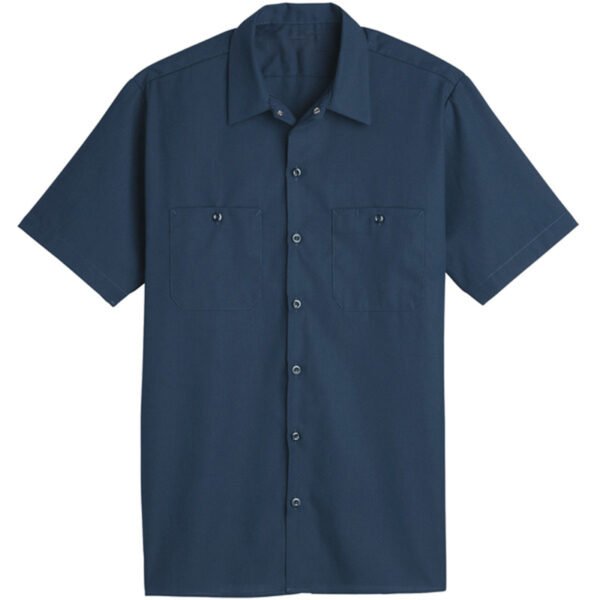 Camisa Industrial De Manga Corta 65% poliéster / 35% Algodón
