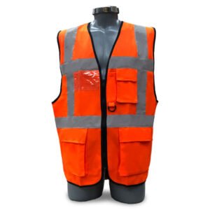 Chaleco Tipo Rescatista Con Zipper Frontal