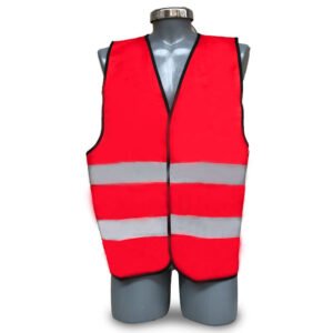 Chaleco De Alta Visibilidad De Poliéster Reflejante Textil ,  Velcro Frontal.