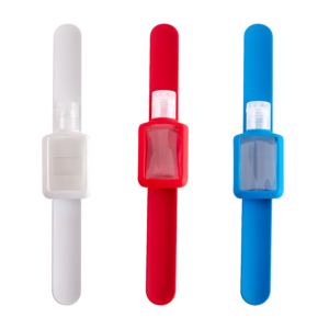 PULSERAS PROMOCIONALES CON GEL ANTIBACTERIAL 25 ML MILE