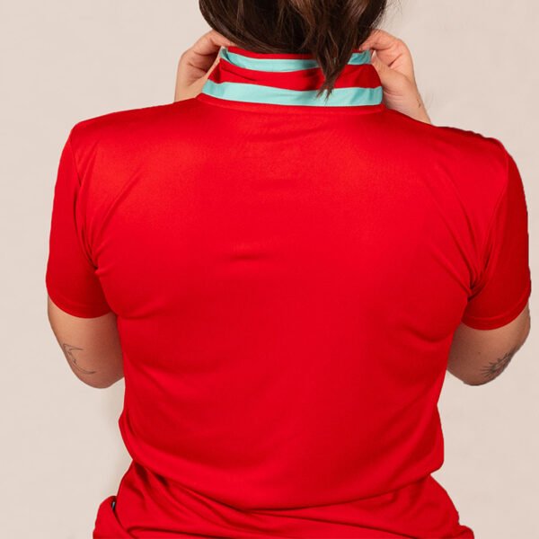 Blusa Polo Dry Fit Gold Champion Dama 100% poliéster - Image 2