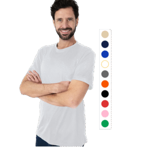 Camisa Cuello Redondo Textil Dry 100% Polyester Corte Caballero